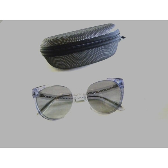 Coach HC8321  Transparent Blue Ombre Women's Sunglasses 55mm - Picture 1 of 4